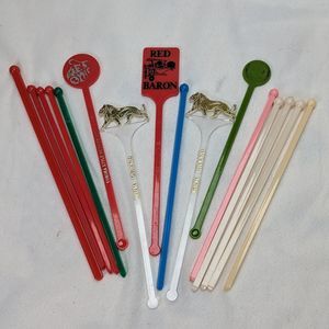 Vintage Swizzle Sticks Lot of 16